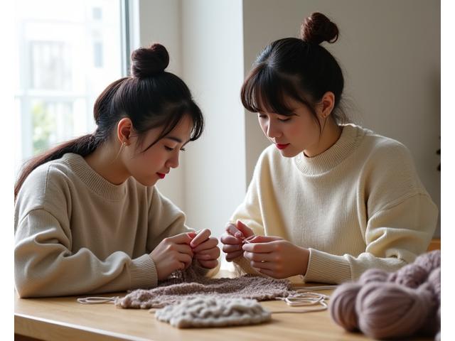 カフェのような落ち着いた空間でのプライベートレッスン風景